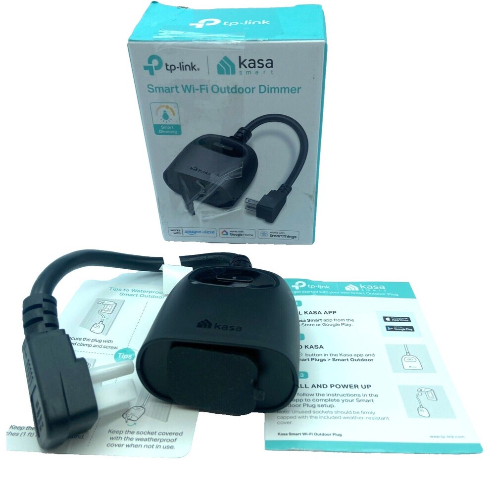 Kasa TP-Link Smart Wi-Fi Outdoor Dimmer IP64 - KP405